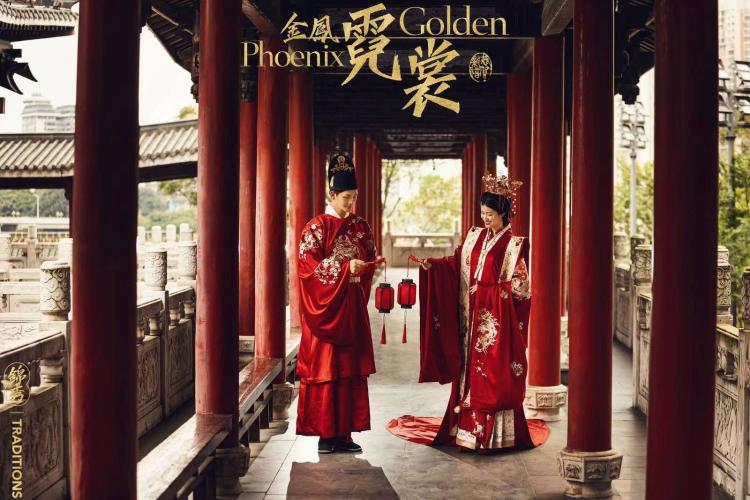 新娘百分百婚纱摄影--中国风