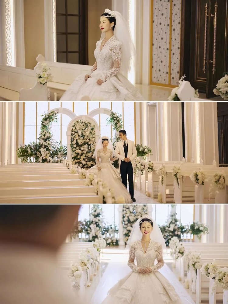 教堂婚礼风格婚纱照 那是永恒不变的信仰