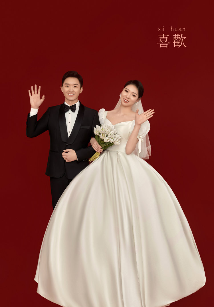 室内喜嫁风婚纱照 幸福之约,永不褪色的记忆