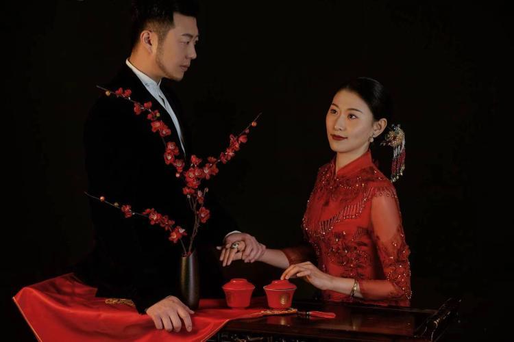 维度婚纱摄影【花悦绽放主题中式国风婚纱照】