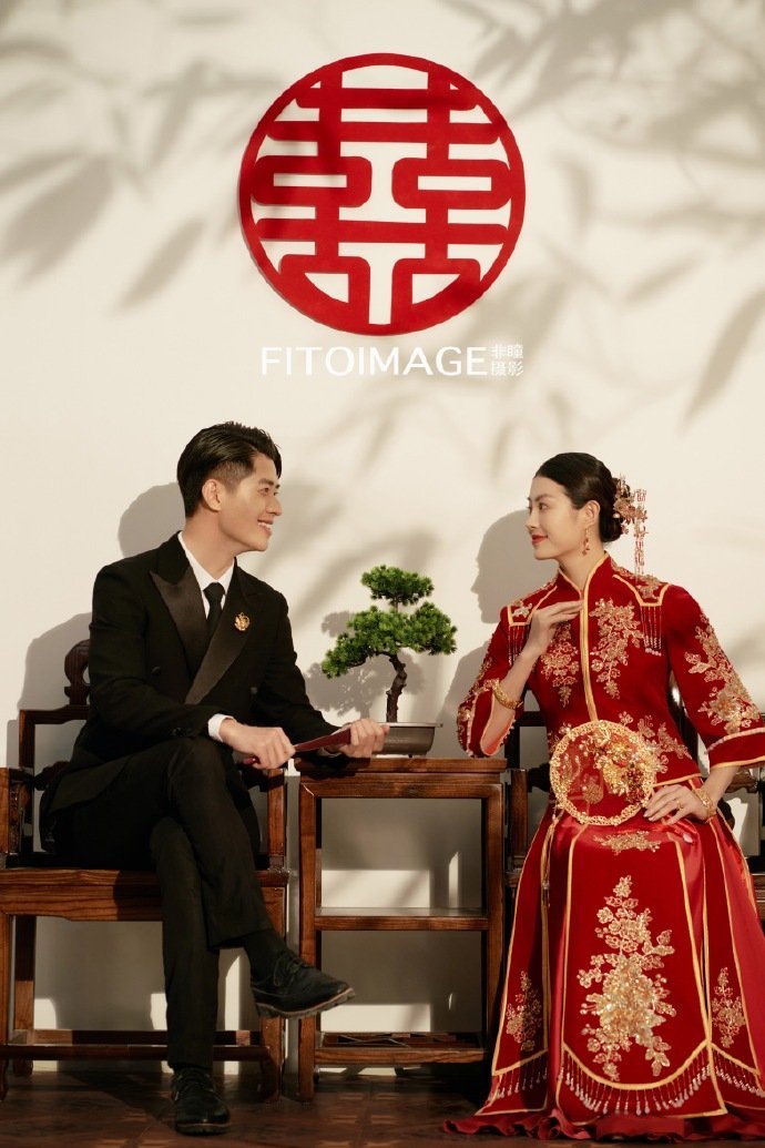 中式秀禾服婚纱照,经典又耐看