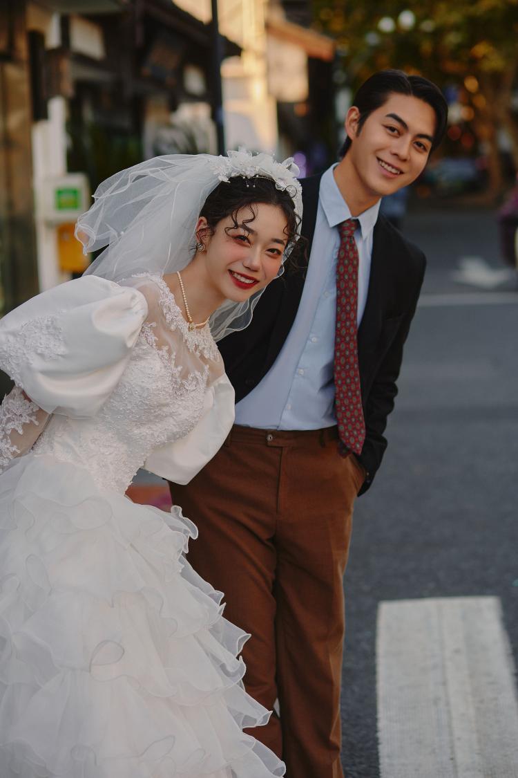 【首尔雨丝】80年代韩式婚纱照