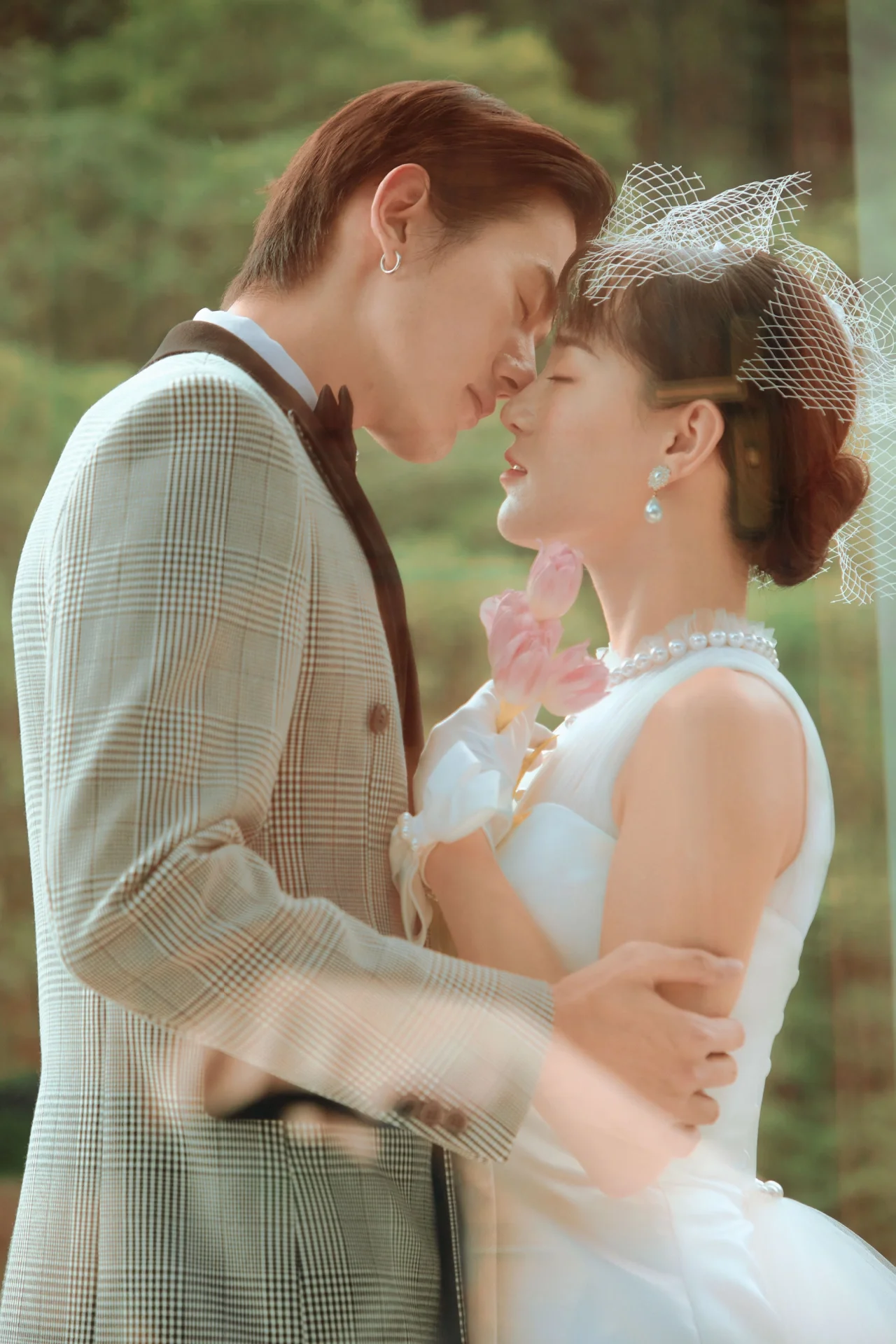 法式优雅婚纱照 画面质感与高级感并存