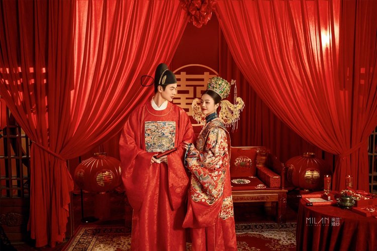 我的汉服婚纱照,朋友们都说可以直接封神了