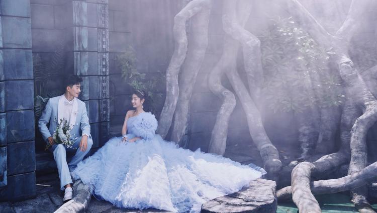 科幻唯美婚纱照 仿佛置身童话故事中---七号映画