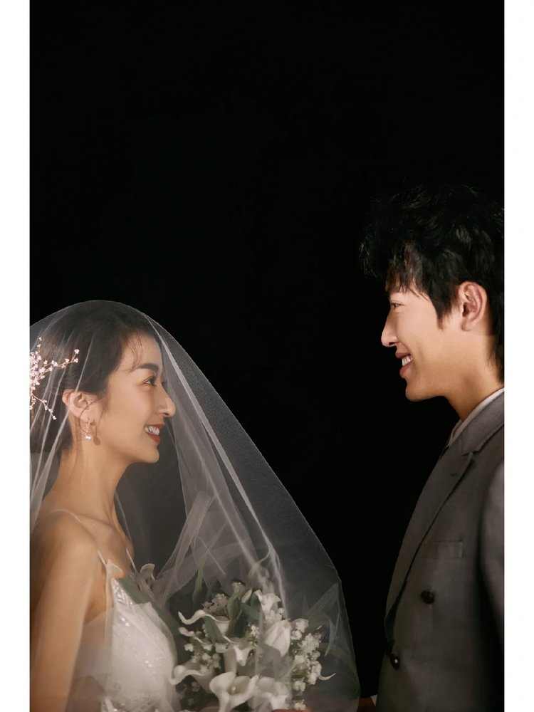 公开官宣 光影婚纱照,说一万遍我也愿意