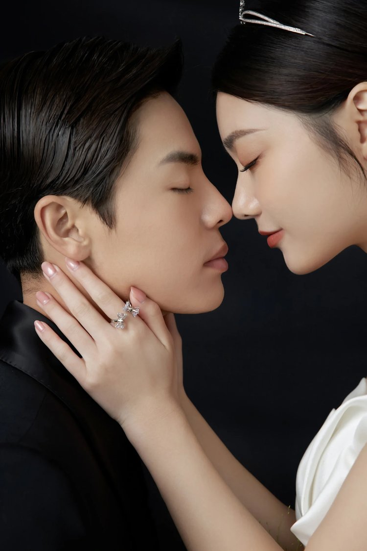 这组韩式极简婚纱照 好看哭啦