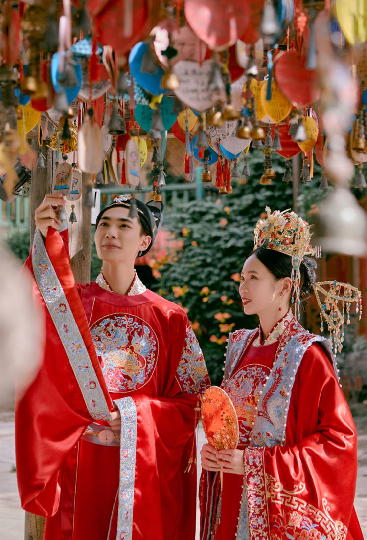 千古情,传统汉服婚纱照