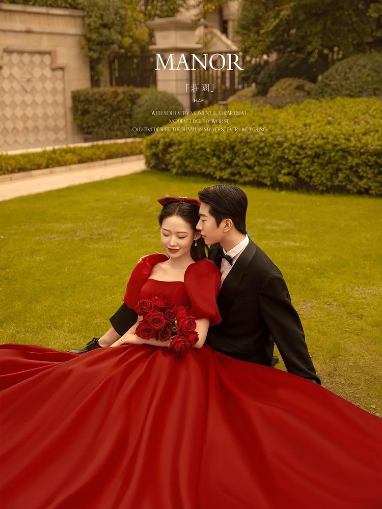 赞爆朋友圈的在逃公主婚纱照 美到哭