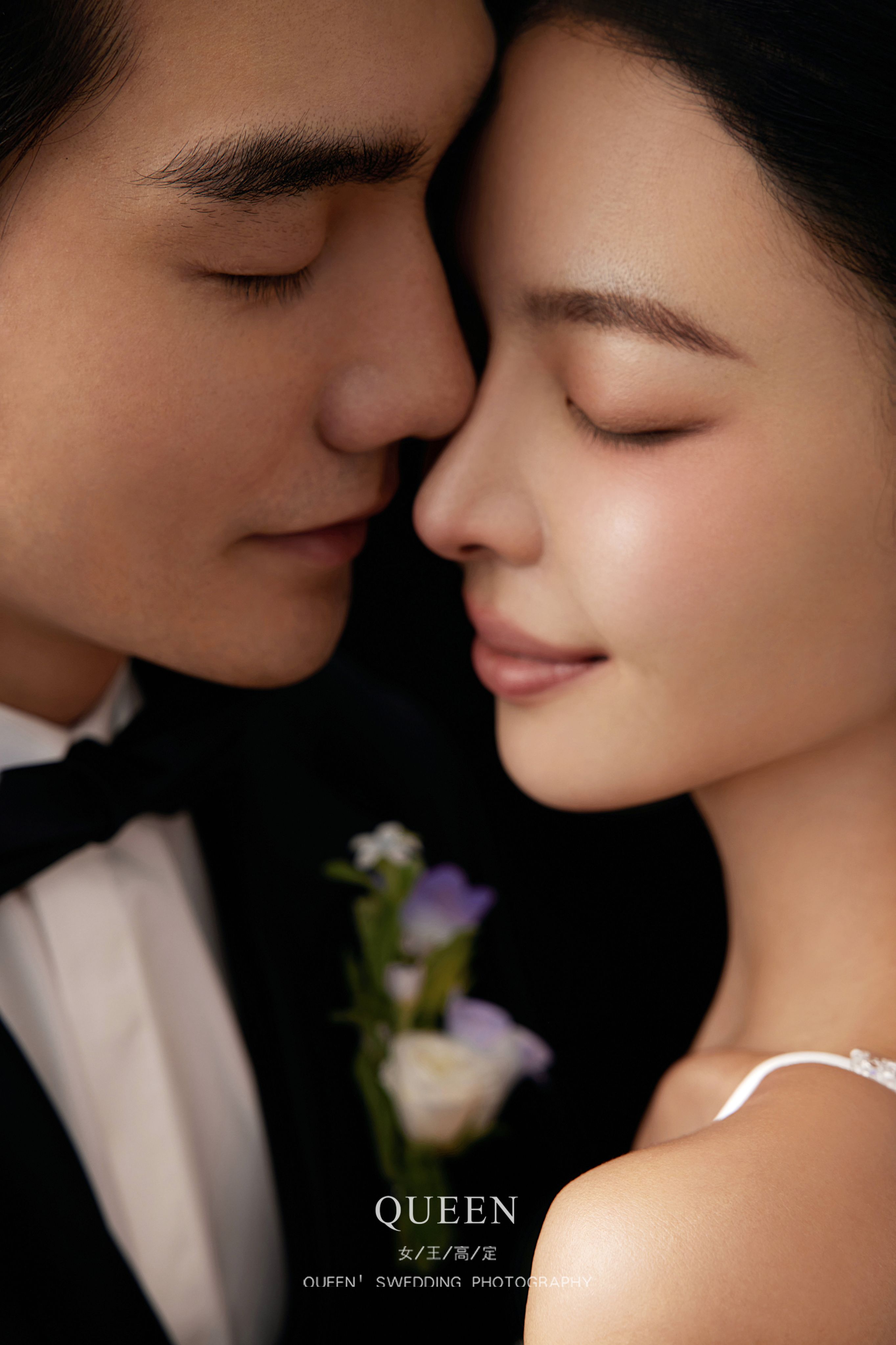 黑白高定肖像系列婚纱照