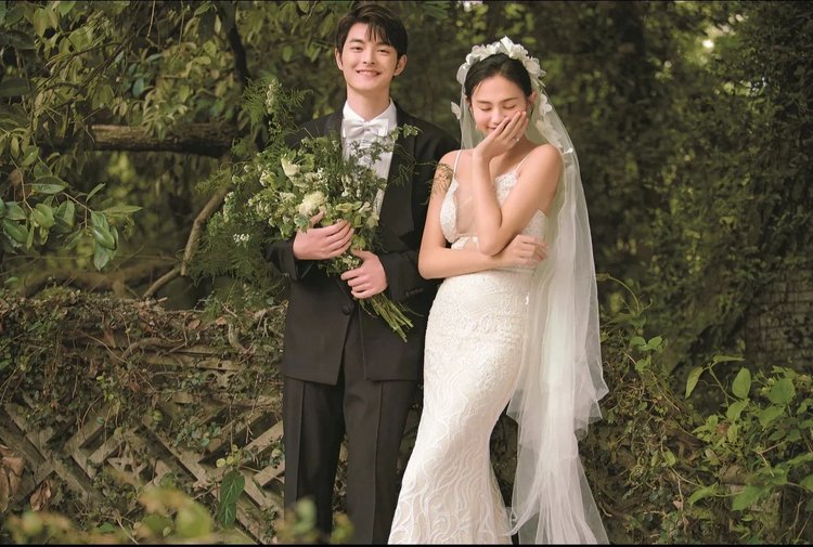 00后新娘必看 森系小清新婚纱照