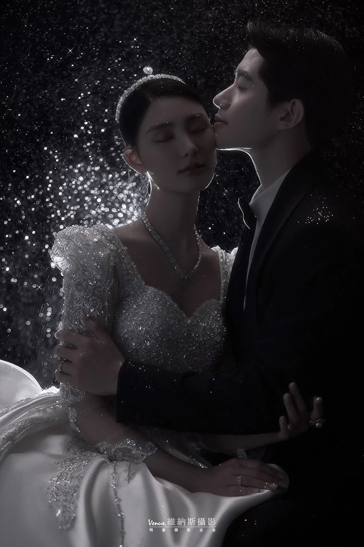 星光熠熠,梦幻真挚的唯美婚纱照