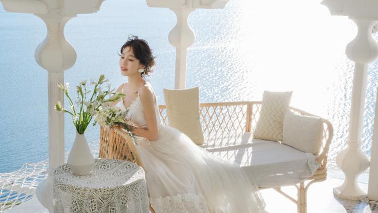 花开流连婚纱摄影--丁达尔光