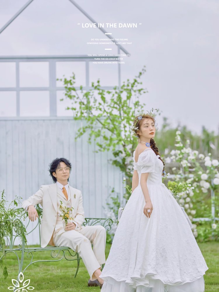 00后新娘必看 文艺小清新婚纱照