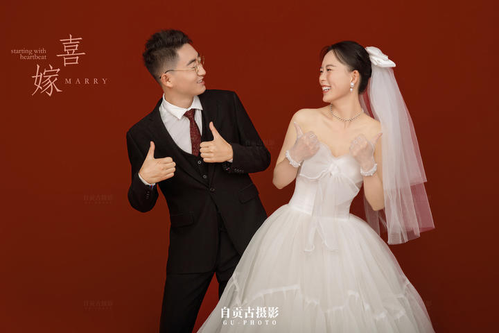 甜蜜复古喜嫁风婚纱照❤️我的欢喜都与你有关