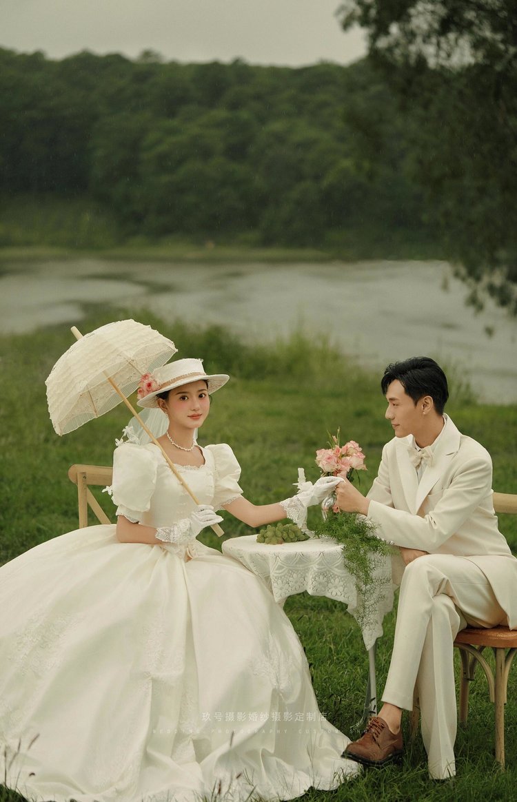 当浪漫森系遇上法式婚纱照,西安婚纱照