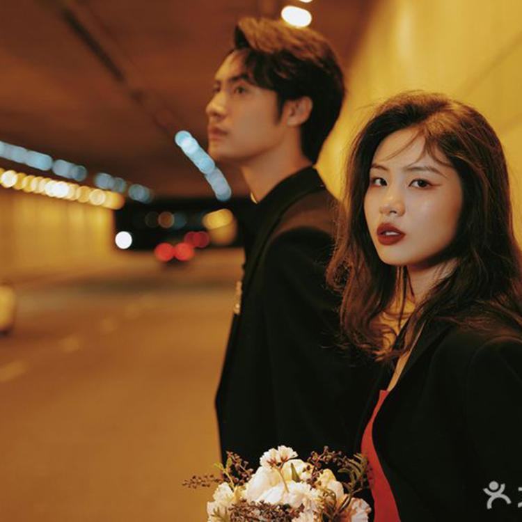 【金夫人婚纱摄影】隧道电影风婚纱照