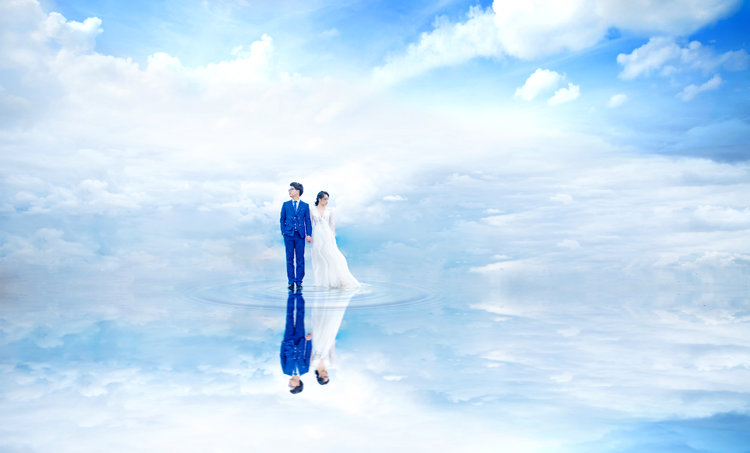 青海旅拍婚纱摄影 浪漫盐湖婚纱照