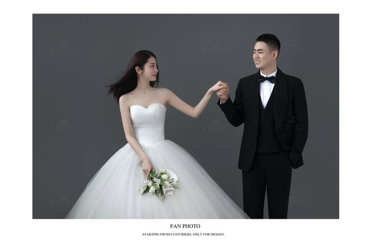 极简婚纱照 无形的高级感既简单又精致