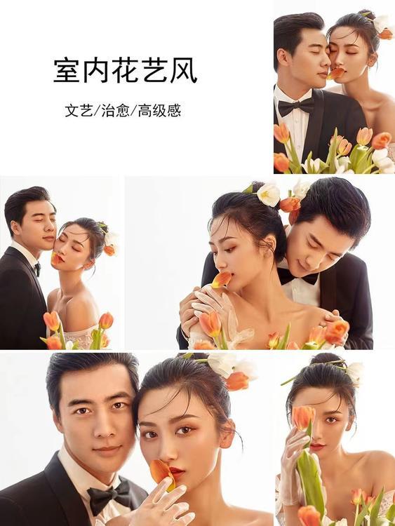上海婚纱摄影 室内花艺婚纱照--法蔓映画