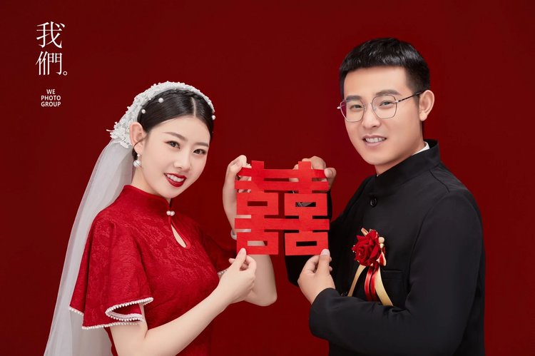 把握一生中最美好的瞬间 喜嫁旗袍婚纱照