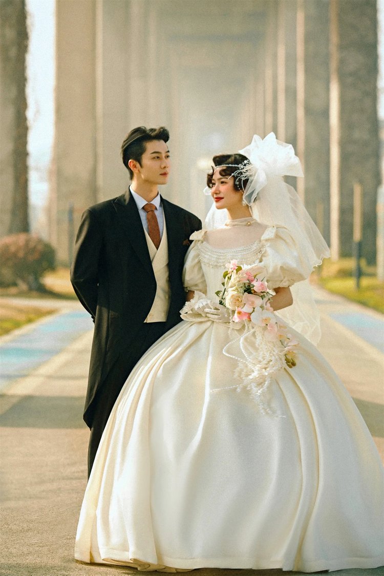 复古森系婚纱照 婚纱摄影风格推荐