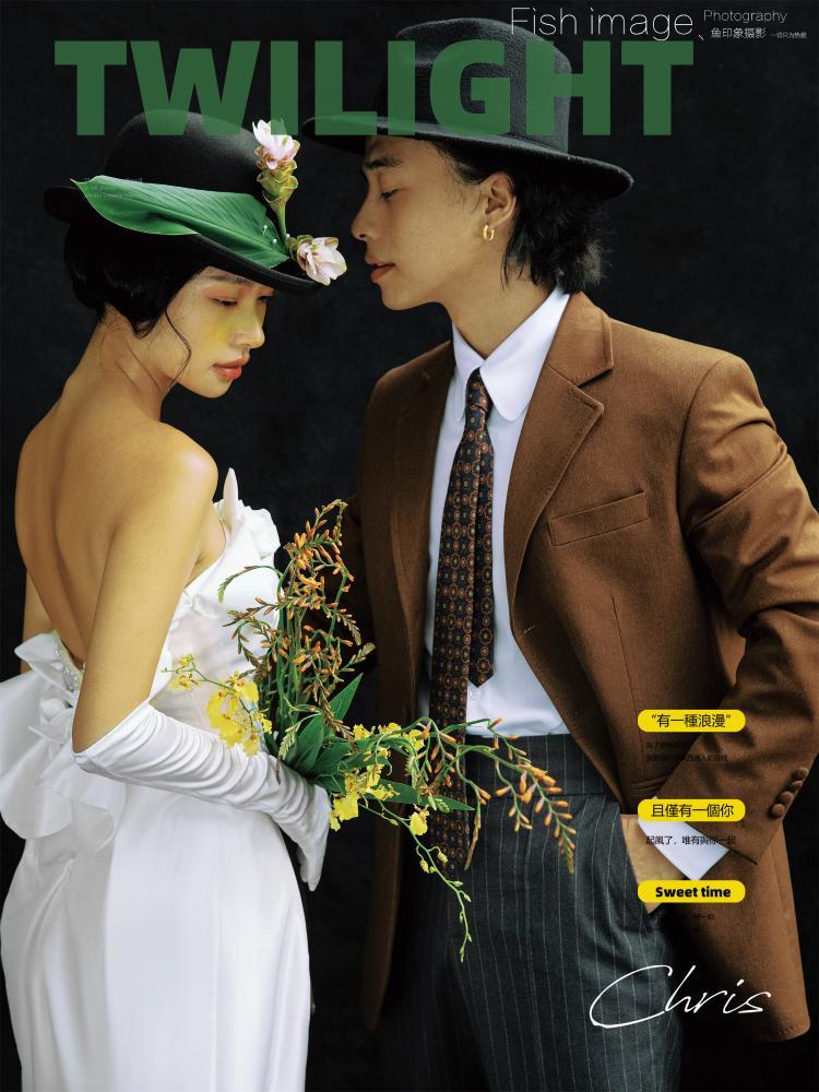 清新复古婚纱照 杂志时尚大片感收藏必备风格