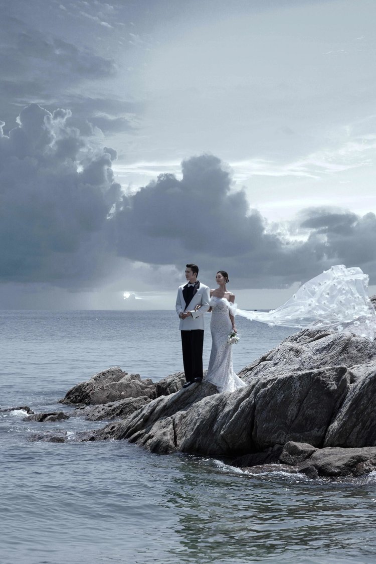 纪实海景婚纱照,青岛婚纱照