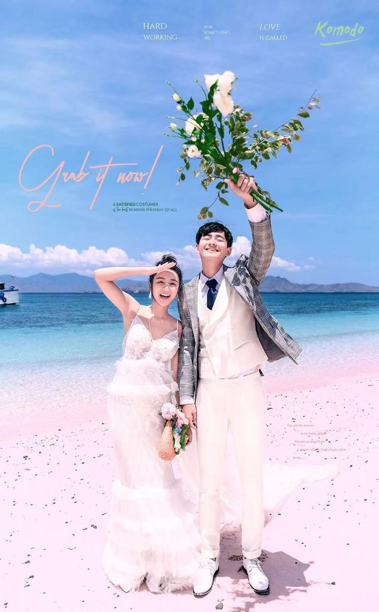 盐城婚纱照:浪漫海景婚纱照--台北莎罗婚纱摄影