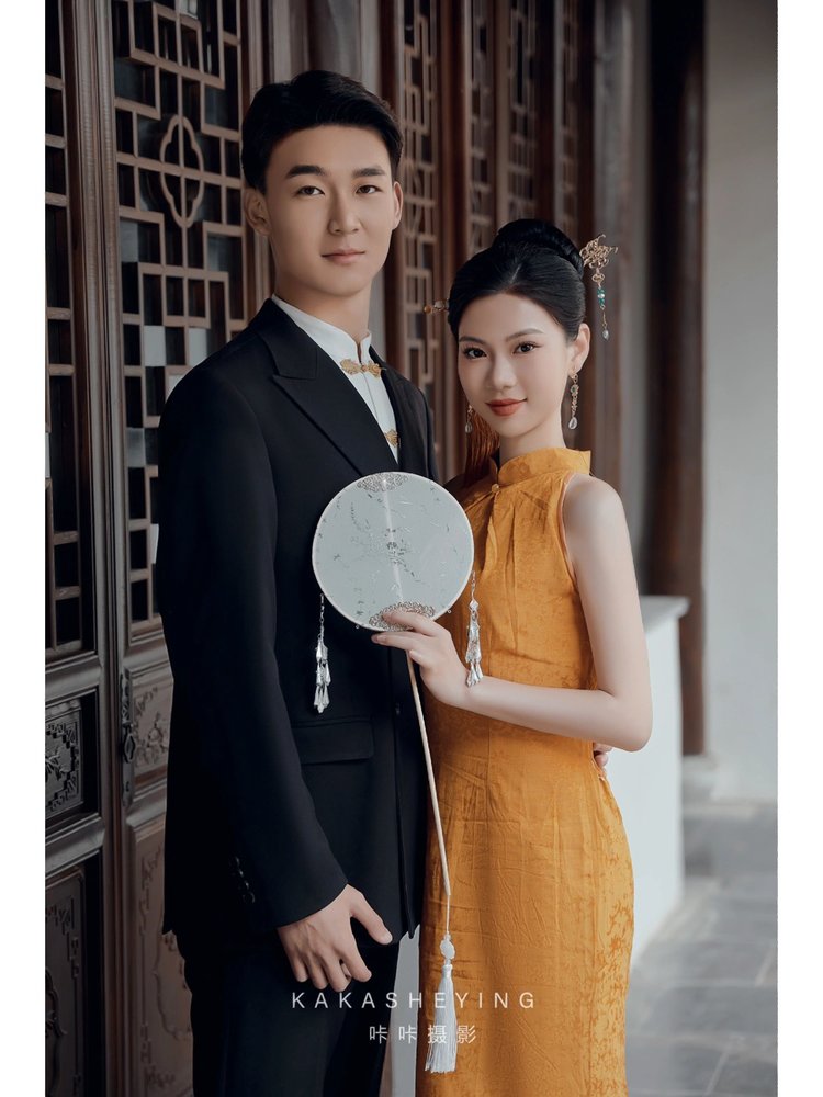 新中式旗袍婚纱照