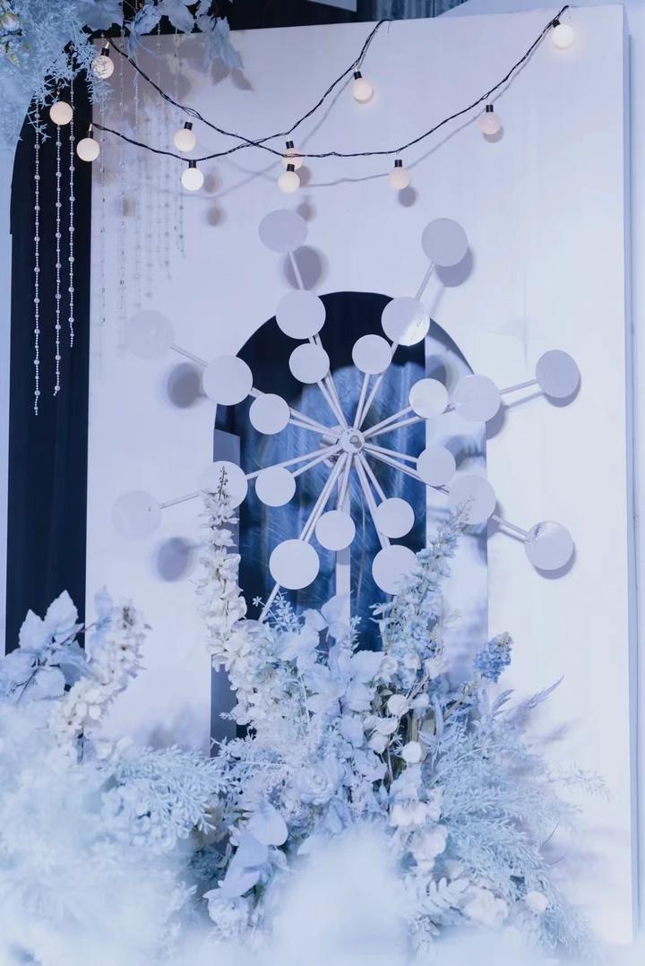 温柔蓝色经典婚礼，荆州婚礼