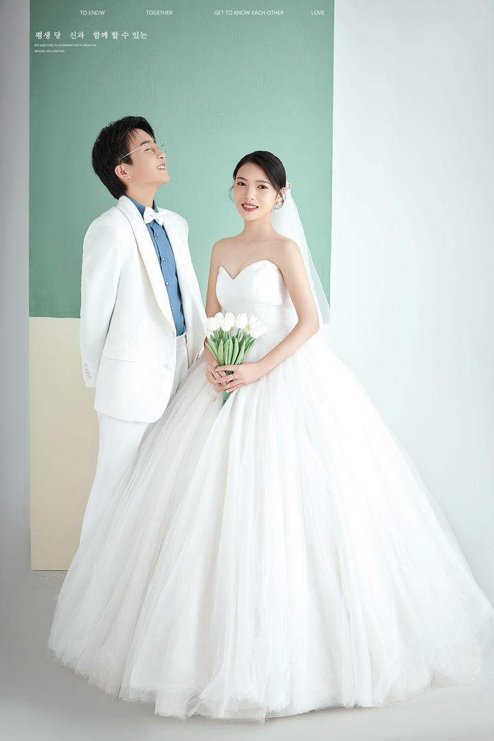 极简韩式小清新婚纱照 | 南凯里薇薇新娘
