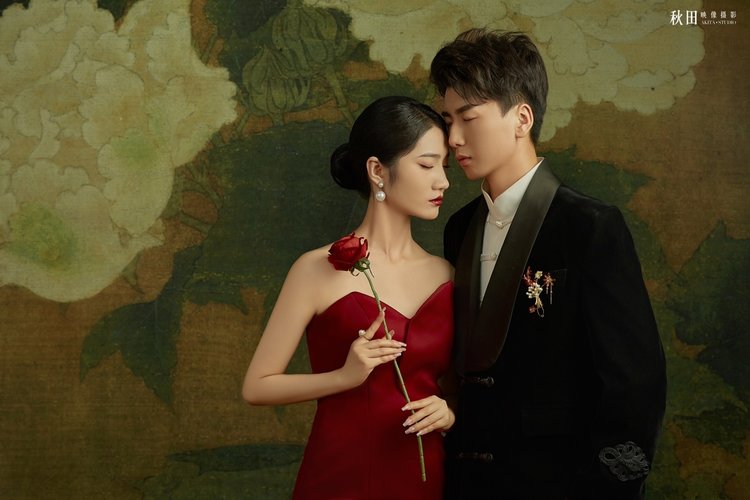 中式工笔婚纱照,当婚纱摄影遇上新中式