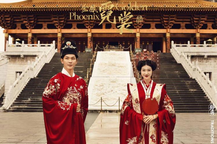 新娘百分百婚纱摄影--中国风