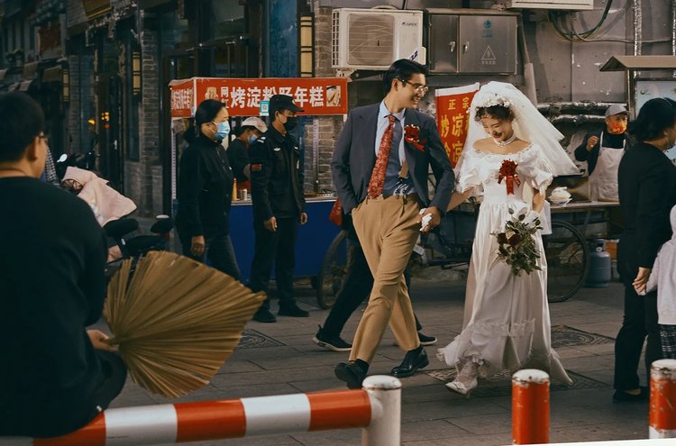 临沂拍婚纱照-复古纪实港风婚纱照