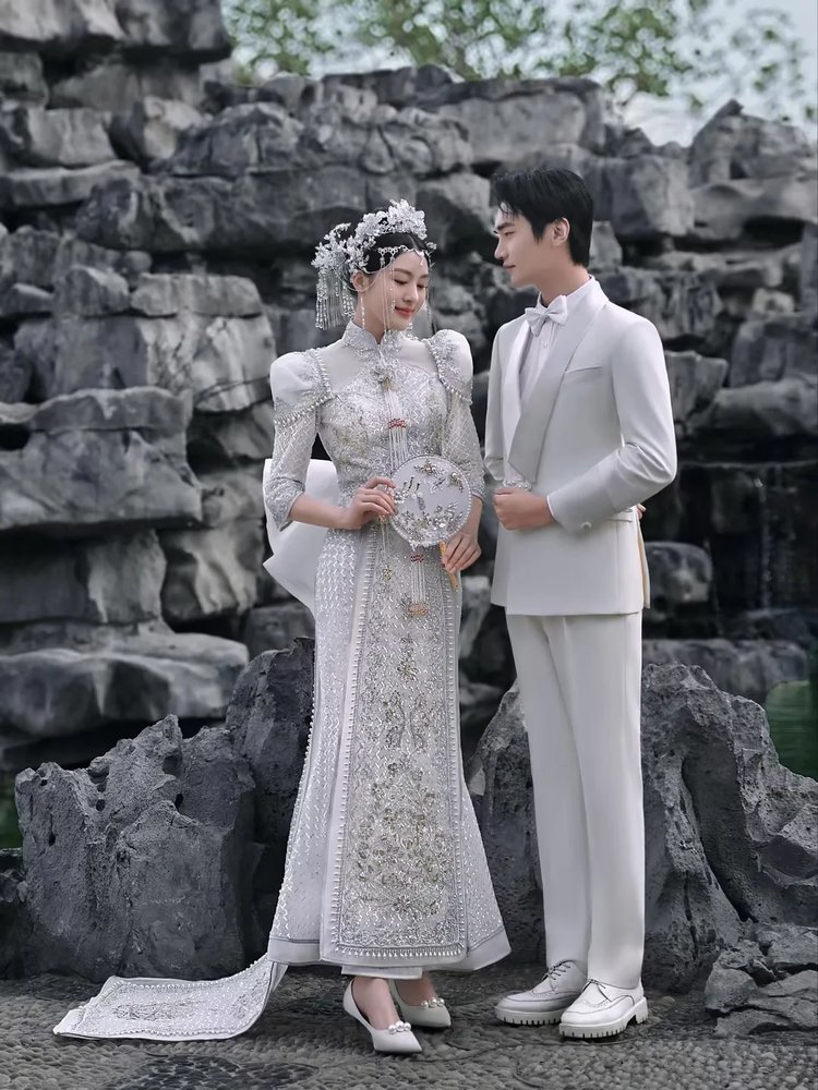 中式园林婚纱照,一眼定终身