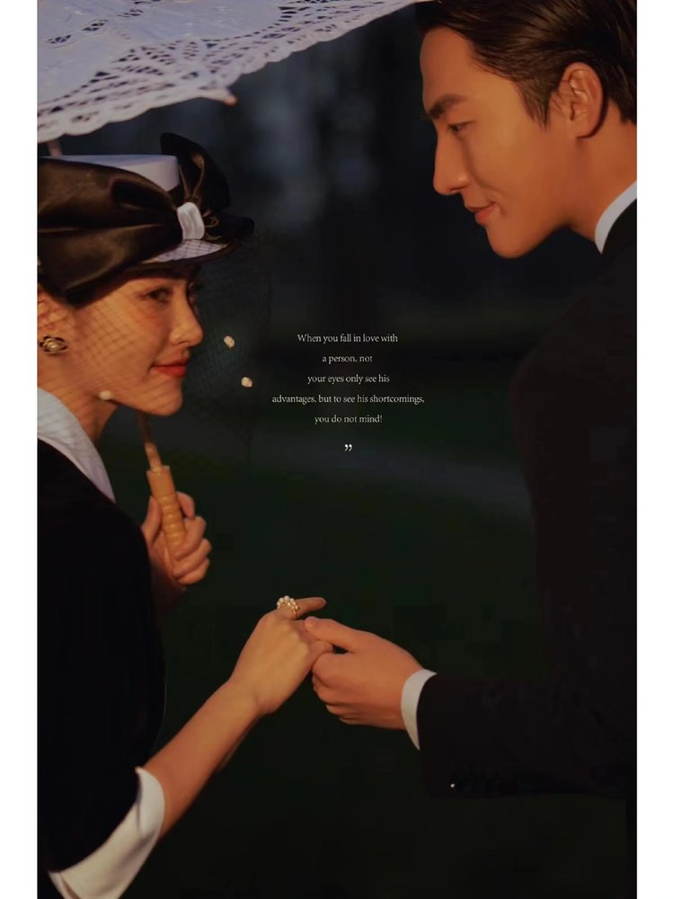 赞爆朋友圈的法式赫本风婚纱照 谁能不心动