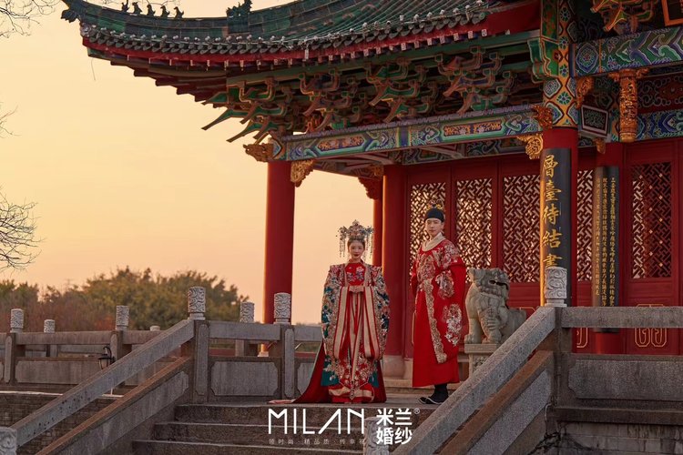 新品风格发布 明制汉服婚纱照