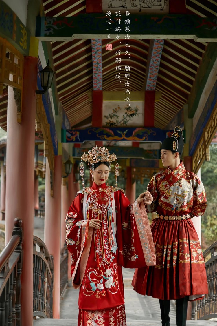 深圳婚纱照·秒变古装剧女主的国风汉服婚纱照