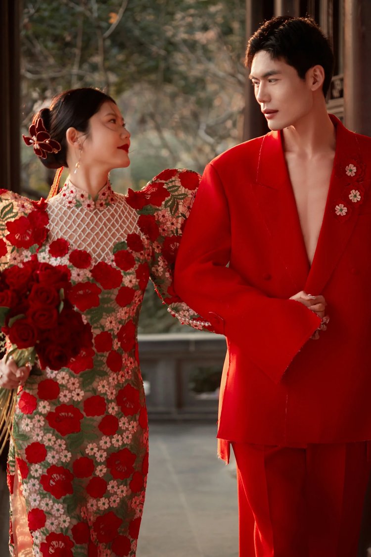 小姐姐点名要拍的新中式婚纱照,看看成片