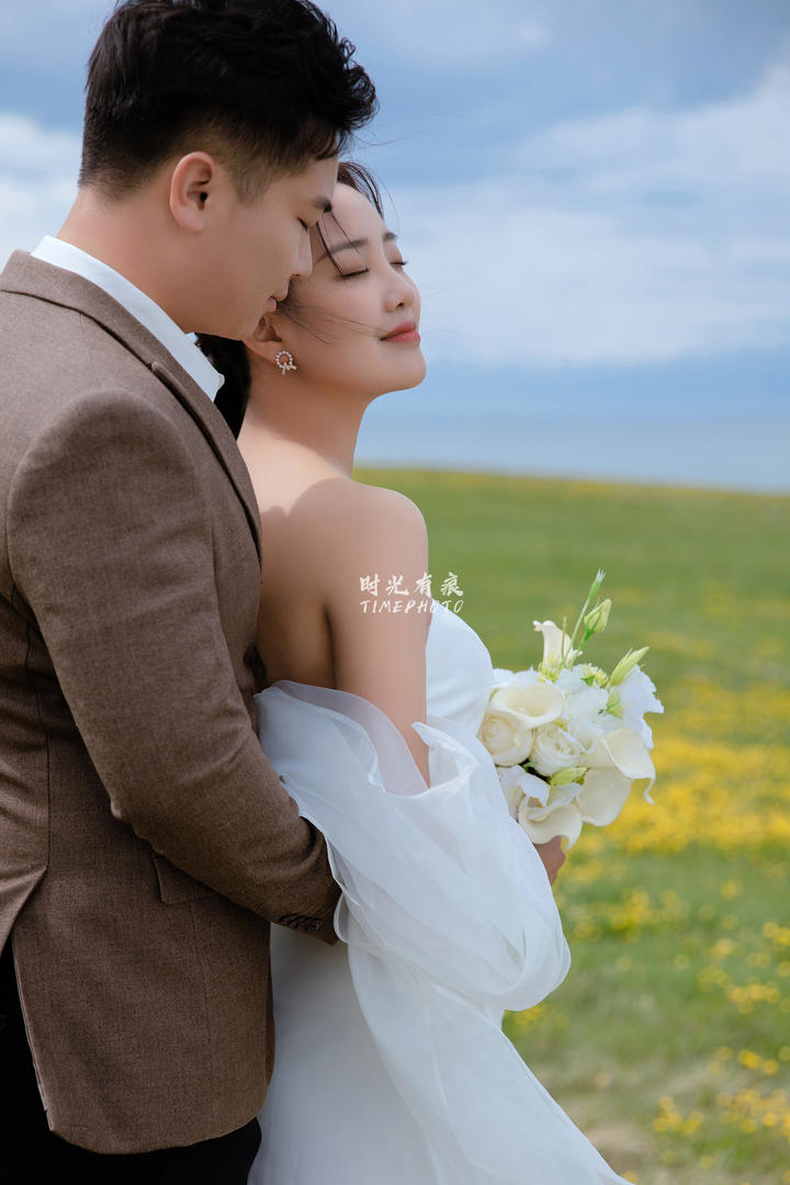 赛里木湖旅拍婚纱照，原来油画里的场景真的存在