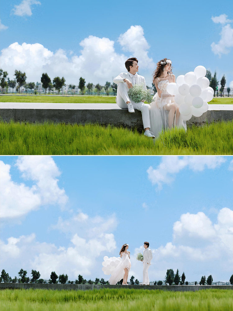 被夸爆的大理森系婚纱照,出片美如画