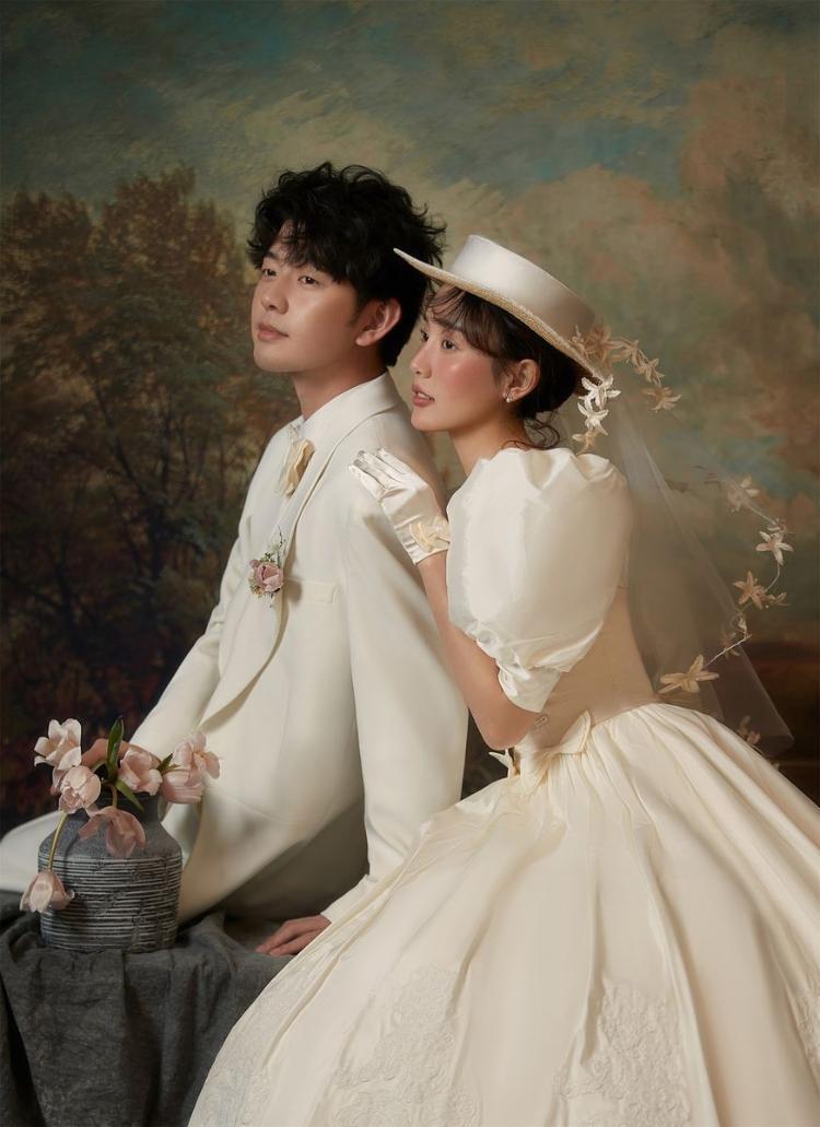 【巴黎婚纱摄影】复古油画婚纱照 温州拍婚纱照