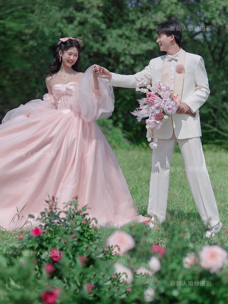 童话婚纱照风格,在逃公主系列童话故事正在上演!