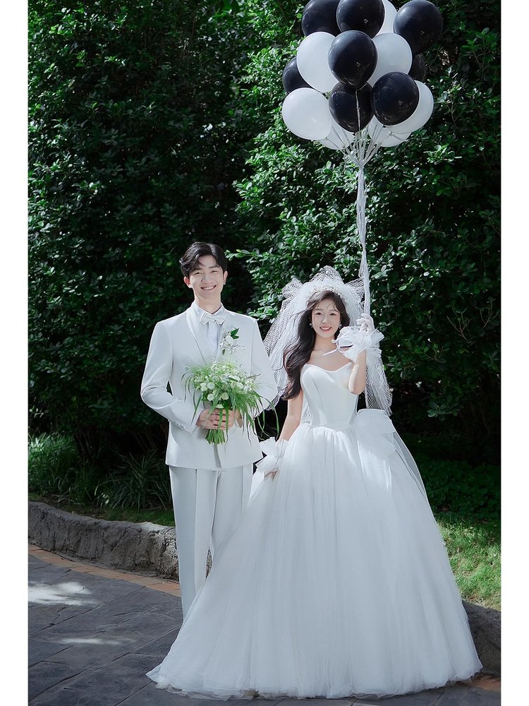 森系小清新婚纱照 自然与爱情的甜蜜之旅