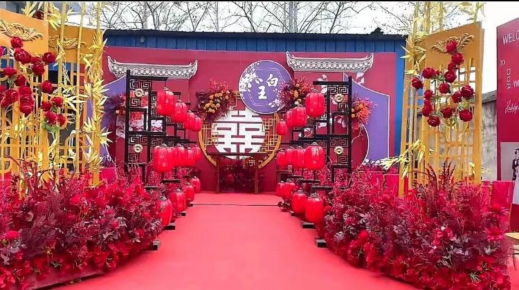 经典中式户外婚礼  桃江大栗港