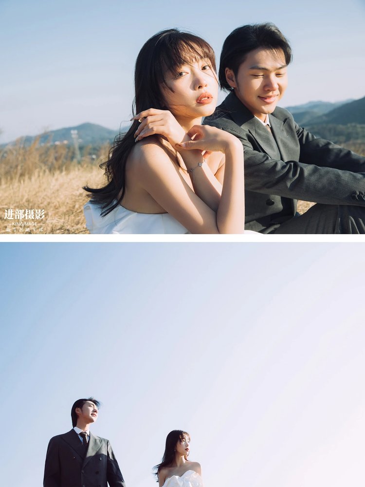 氛围感婚纱照毫无抵抗力 每一张都是唯美的电影质感