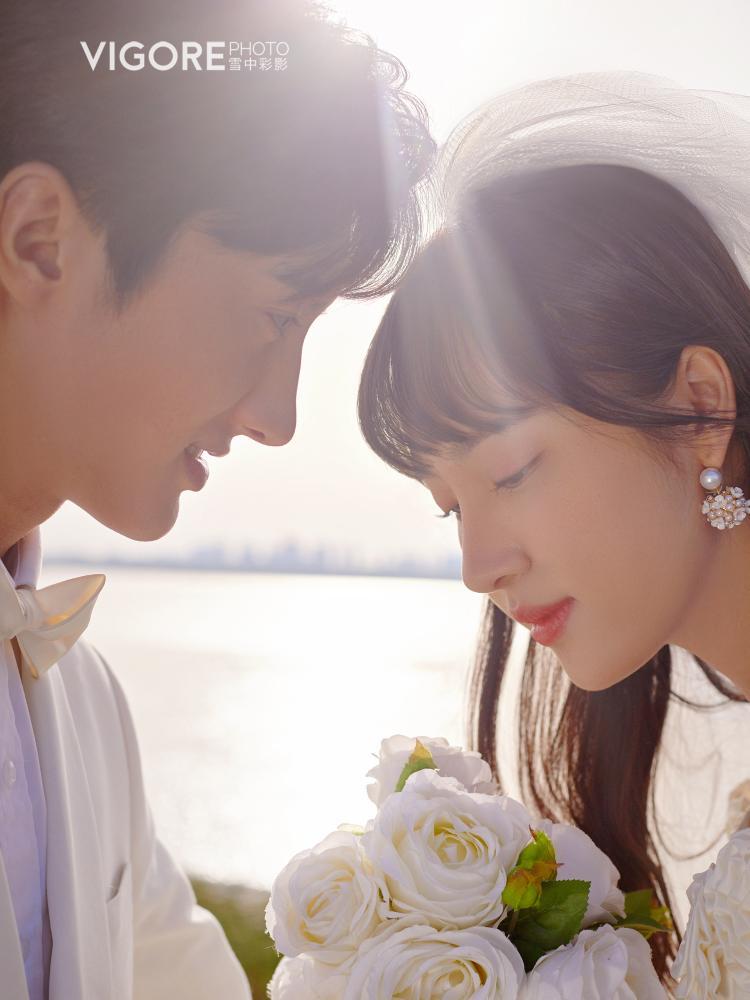 春日电影婚纱照 灯塔森系婚纱照
