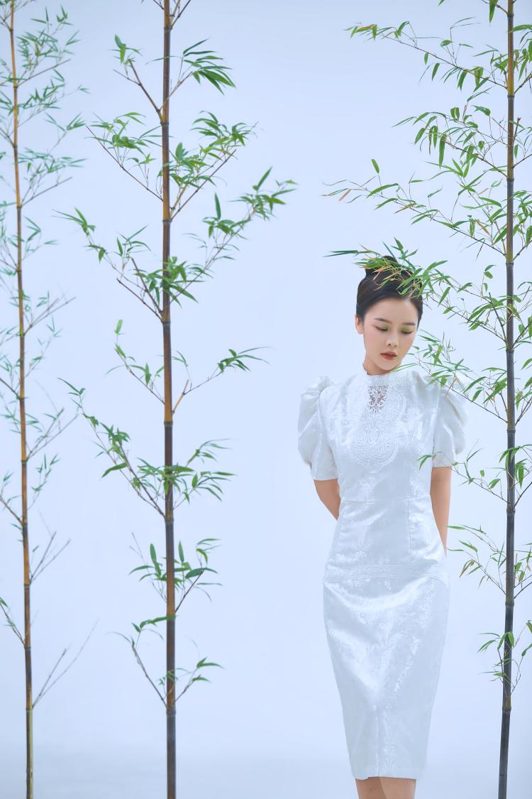 韩式婚纱照风格 极简旗袍婚纱照