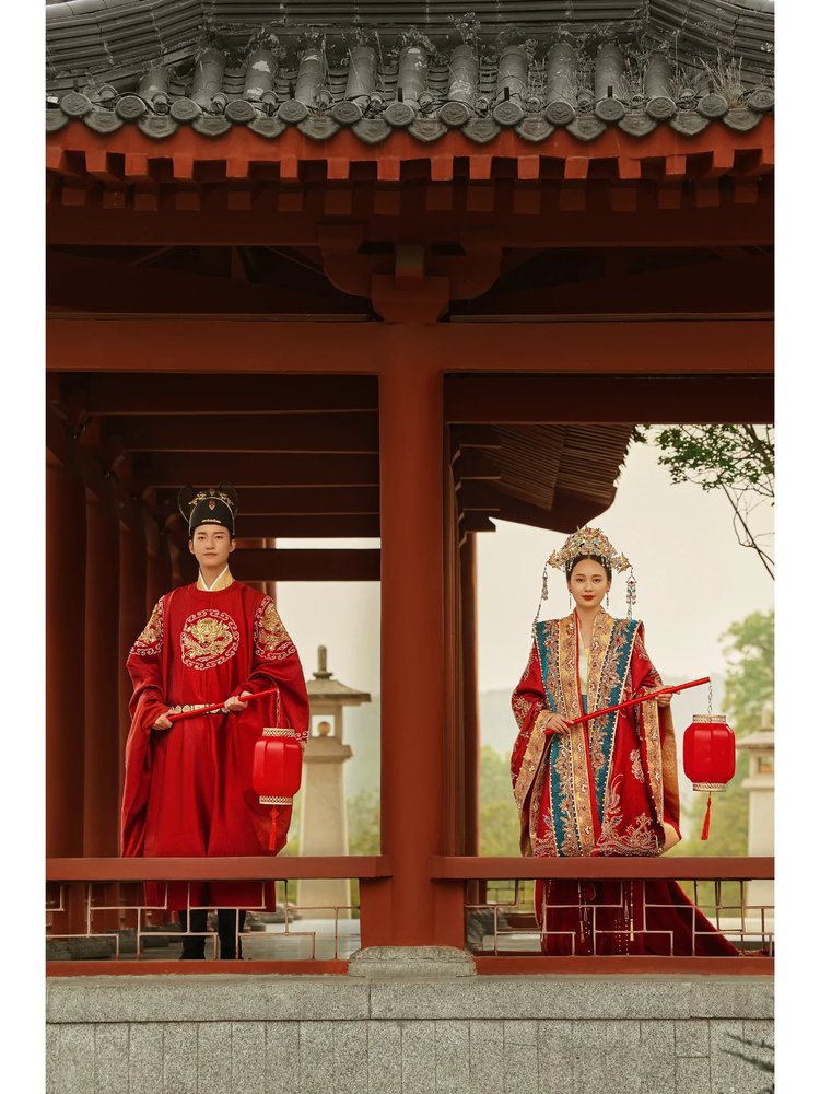 体验真正的中式古典古韵 汉服婚纱照